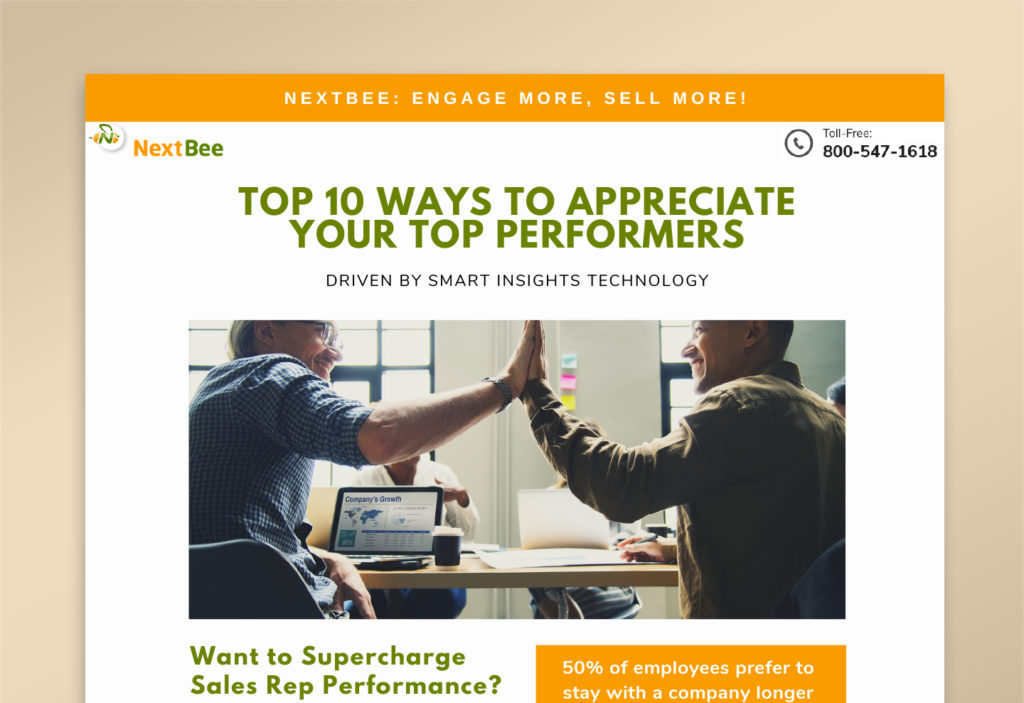 Top 10 Ways to Appreciate Your Top Performers